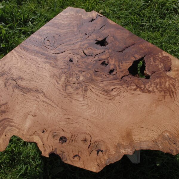 Custom Slab Top Oak Table